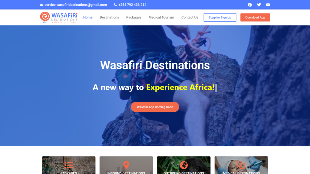 Wasafiri Destinations